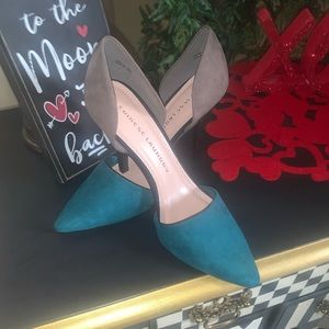Chinese Laundry teal/gray pumps. Size 9 never worn.